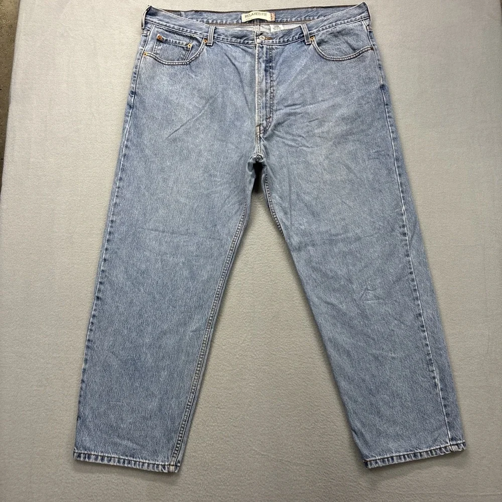 VTG Levi's 550 Jeans Men 44x30 Blue Denim Relaxed Fit‎ Biker Workwear Y2K